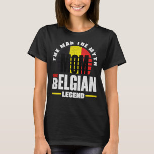 T-shirt Belgique Belgique Flag mère