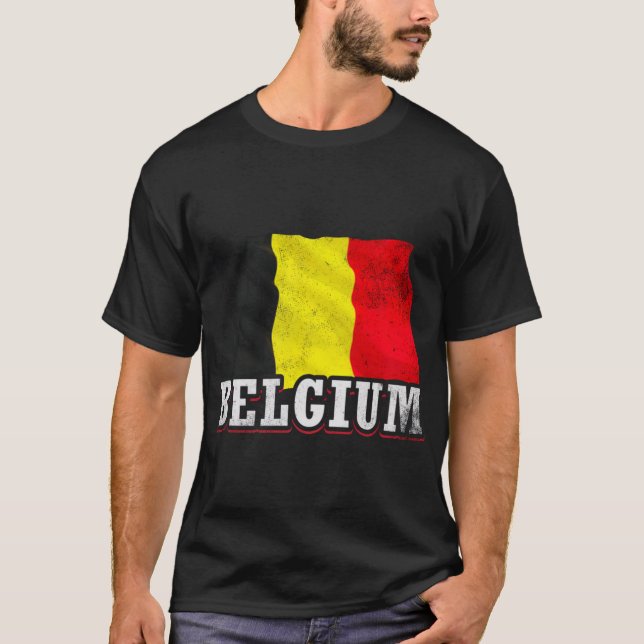 T-shirt Belgique Drapeau Belgique (Devant)