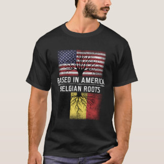 T-shirt Belgique Drapeau Belgique Dons Belgique Chemise Dr