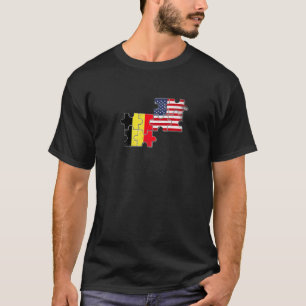 T-shirt Belgique États-Unis