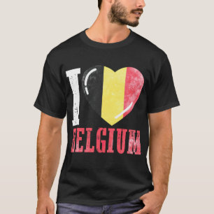 T-shirt Belgique j'aime la Belgique