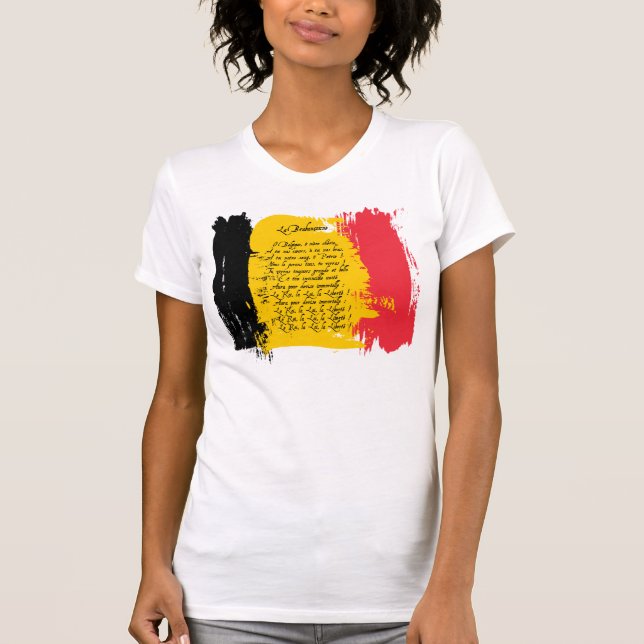 T-shirt Belgique - La Brabançonne (Devant)