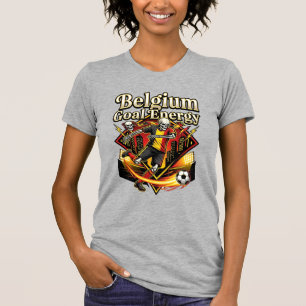 T-shirt Belgique Objectif Énergie Skeleton Buteur Nations