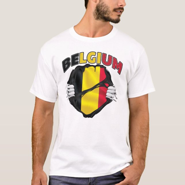 T-shirt Belgique Pride (Devant)