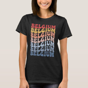 T-shirt Belgique Super Retro Belgique