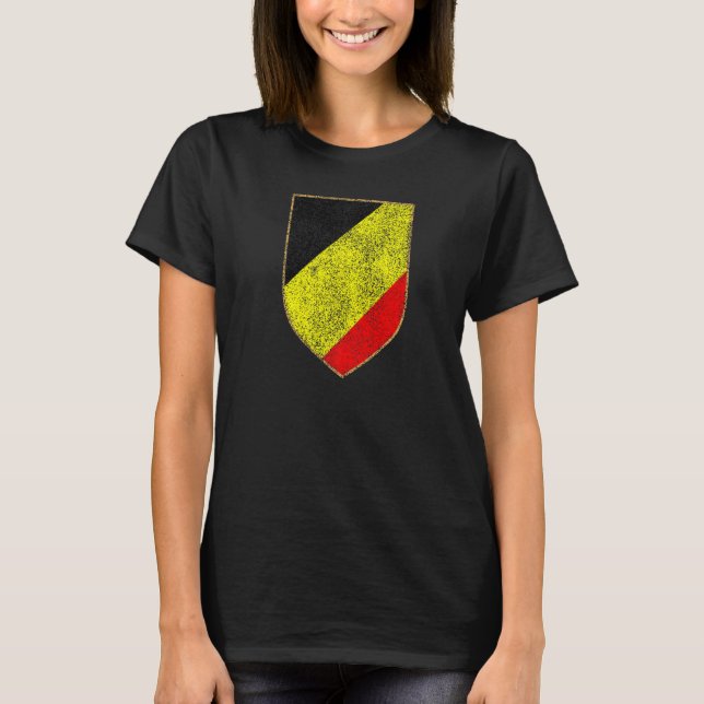 T-shirt Belgique Vintage (Devant)