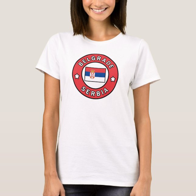 T-shirt Belgrade Serbie (Devant)