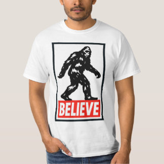 T-shirt Believe - Bigfoot Sasquatch 