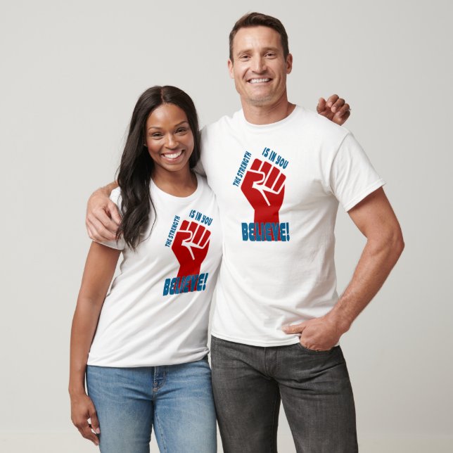 T-shirt Believe in Workers Power Union Design (Unisexe)