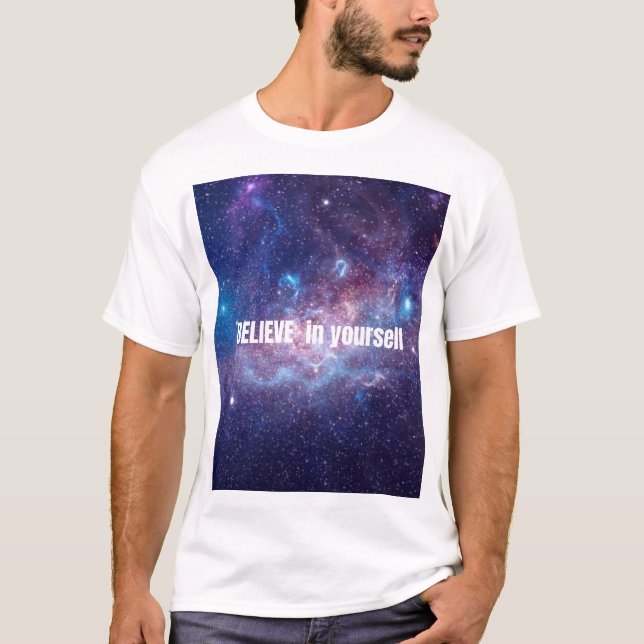 T-shirt Believe  in yourself  (Devant)