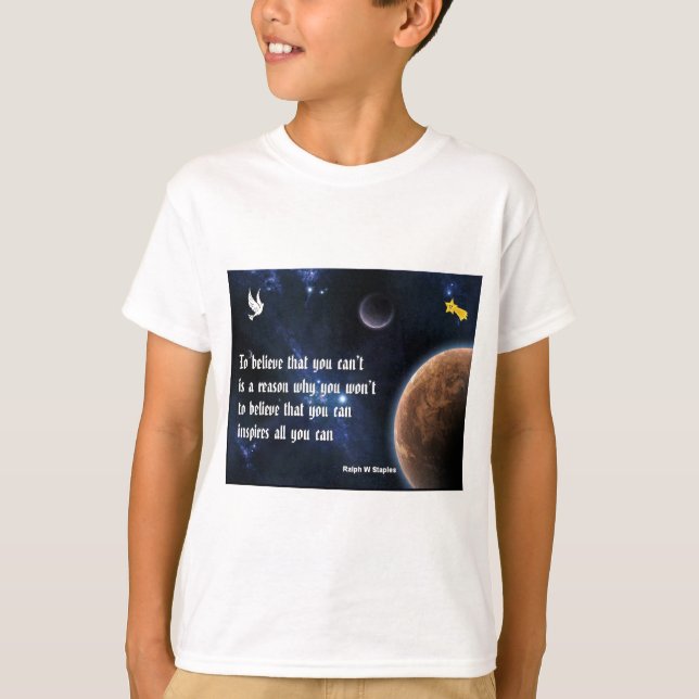 T-shirt Believe that you can (Devant)