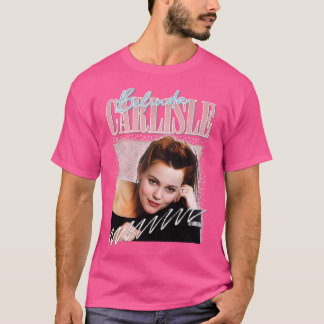 T-shirt Belinda lisle 80s Design de ventilateur esthétique