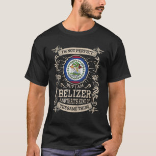 T-shirt Bélize Drapeau Fier Béliziens Hommes et Femmes 2