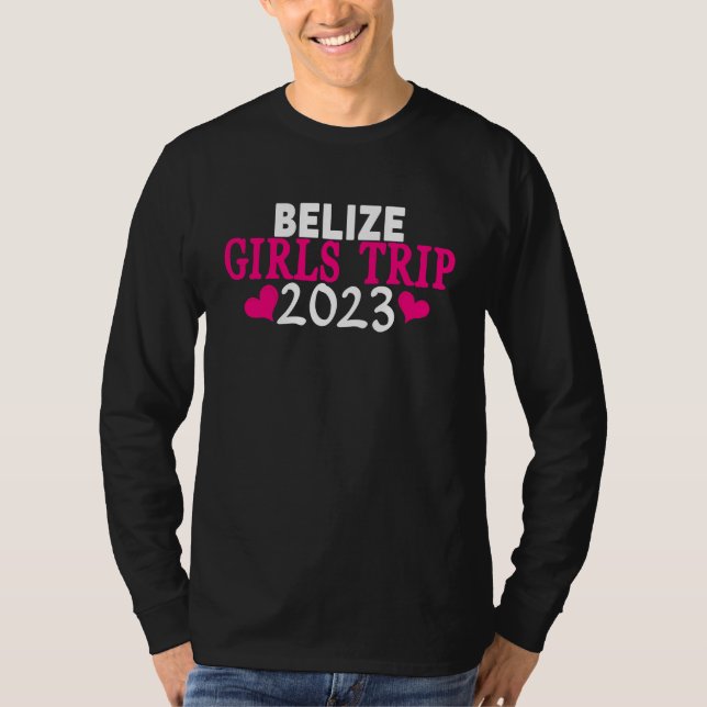 T-shirt Belize Girls Trip  2023 Women's Bachelorette Party (Devant)