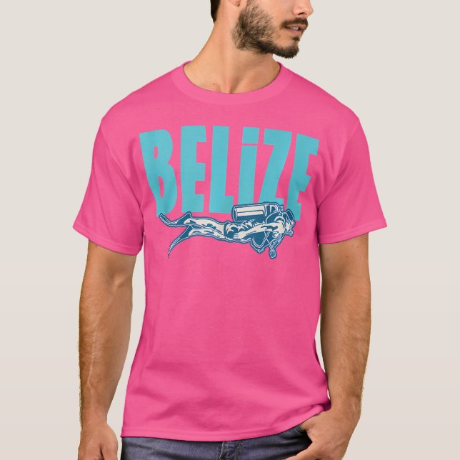 T-shirt Belize Plongée sous-marine (Devant)