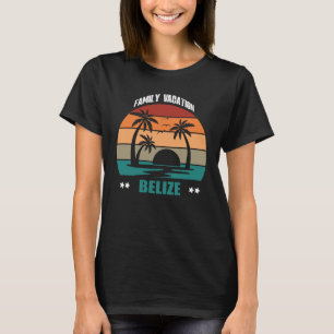T-shirt Belize Summer Family Couple Correspondant vacances