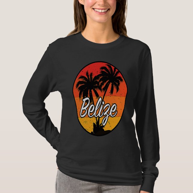 T-shirt Belize Vacation Travel Souvenir (Devant)