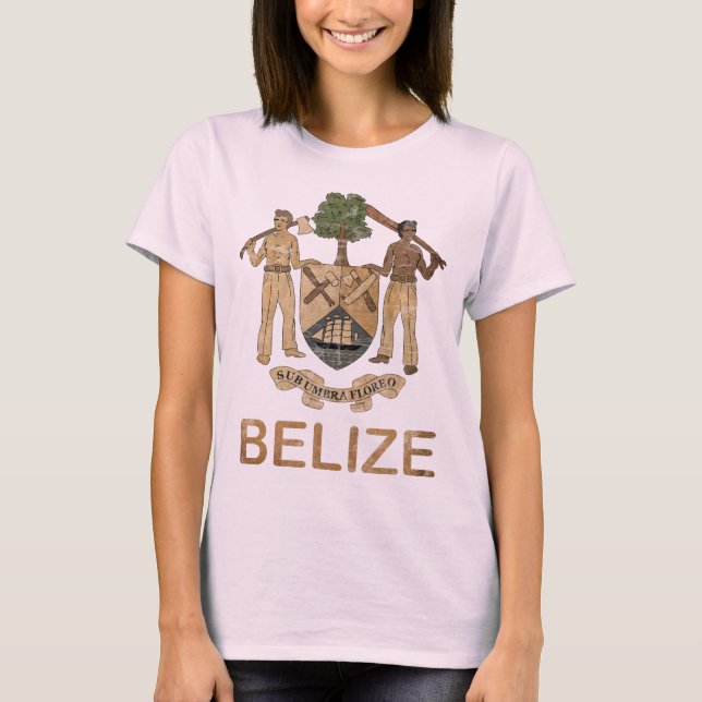 T-shirt Belize vintage (Devant)