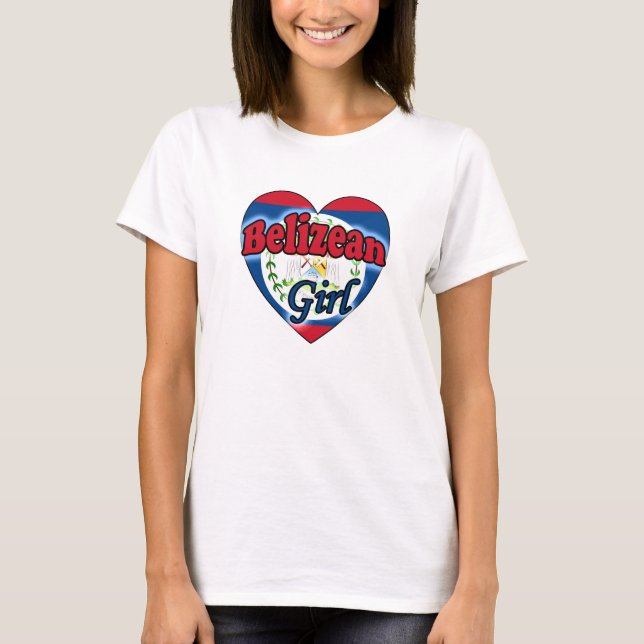T-shirt Belizean Girl (Devant)
