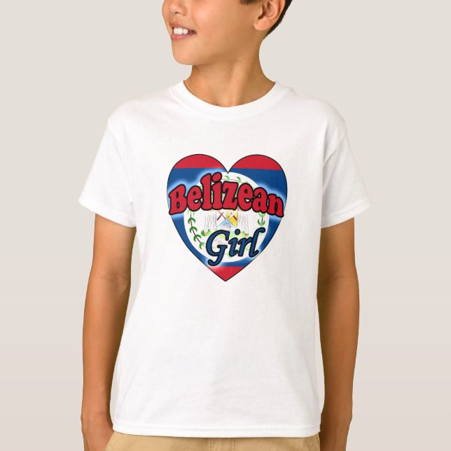 T-shirt Belizean Girl (Devant)