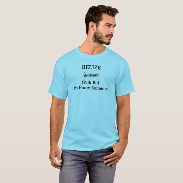 T-shirt BELIZZE Accueil Un Jour En Amérique Centrale Voyag (Devant entier)
