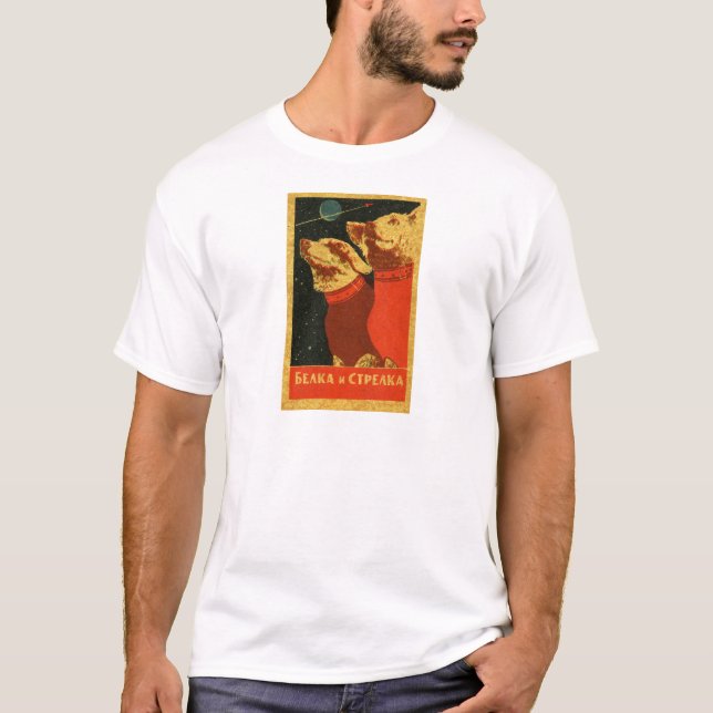 T-shirt Belka et Strelka (Devant)