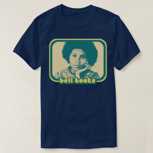 T-shirt Bell Hooks Style Rétro Style Feminist Design Icon (Design devant)