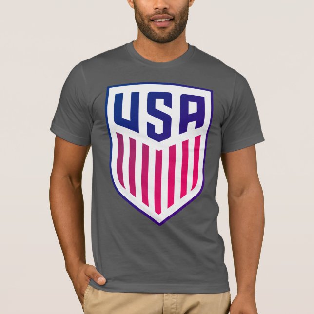 T-shirt Bella+Canvas Jersey Manche courte USA (Devant)