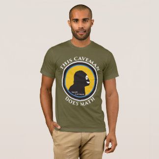 T-shirt Bella Canvas : Math Smart Caveman