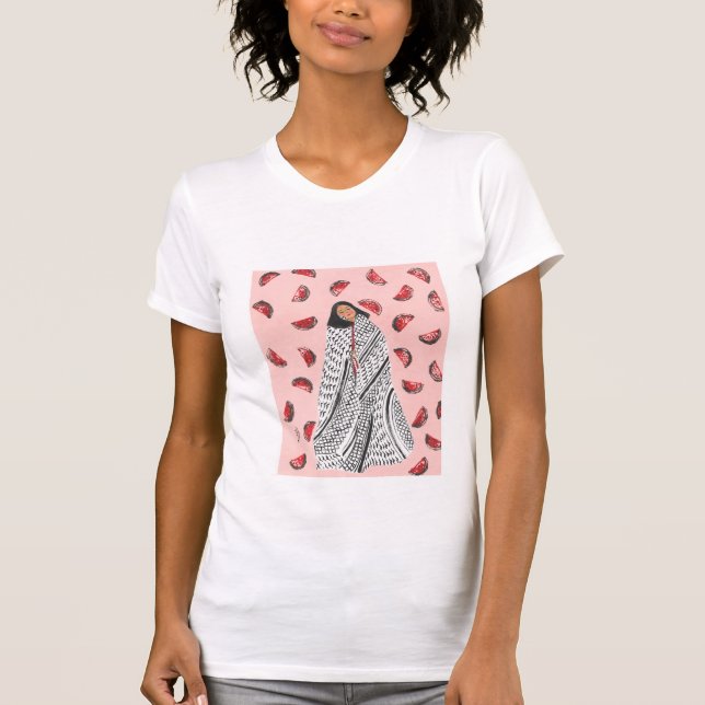 T-shirt Bella+Canvas mince pour femmes (Devant)