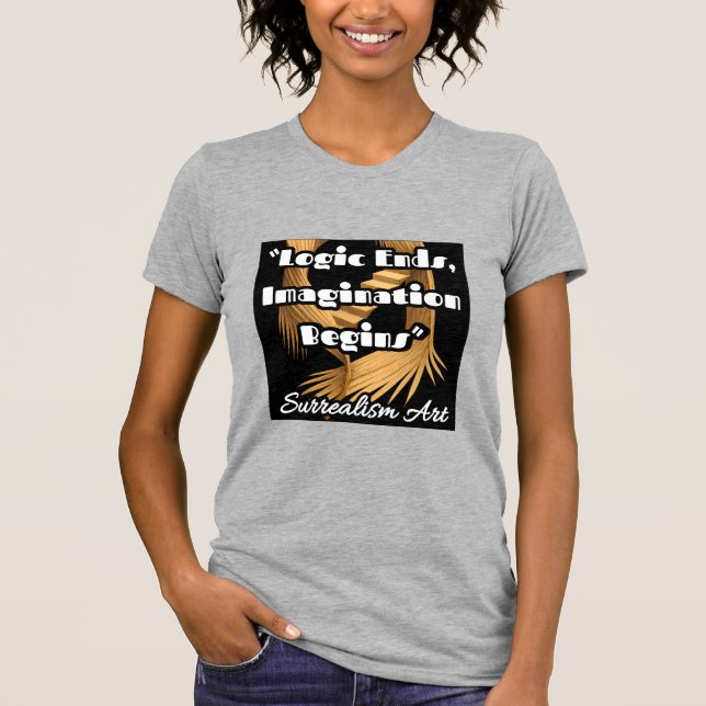T-shirt Bella+Canvas mince pour femmes (Devant)