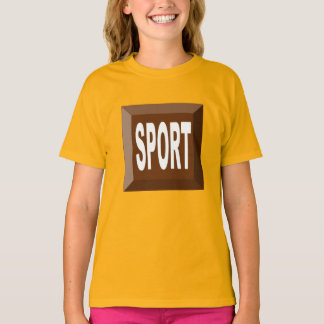 T-SHIRT BELLA+CANVAS SPORT CHOCOLAT