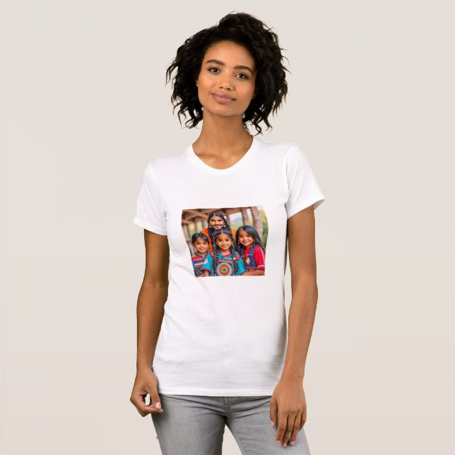T-shirt Bella+Canvas Tee mince pour femmes (Devant entier)
