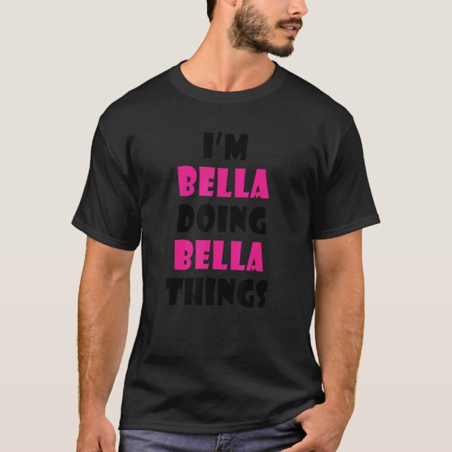 T-shirt Bella fait Bella Things Bella (Devant)