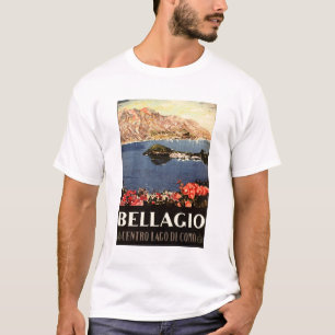 T-shirt BELLAGIO Lac de Côme ITALIE Pittoresque Italie