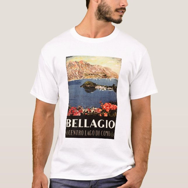 T-shirt BELLAGIO Lac de Côme ITALIE Pittoresque Italie (Devant)