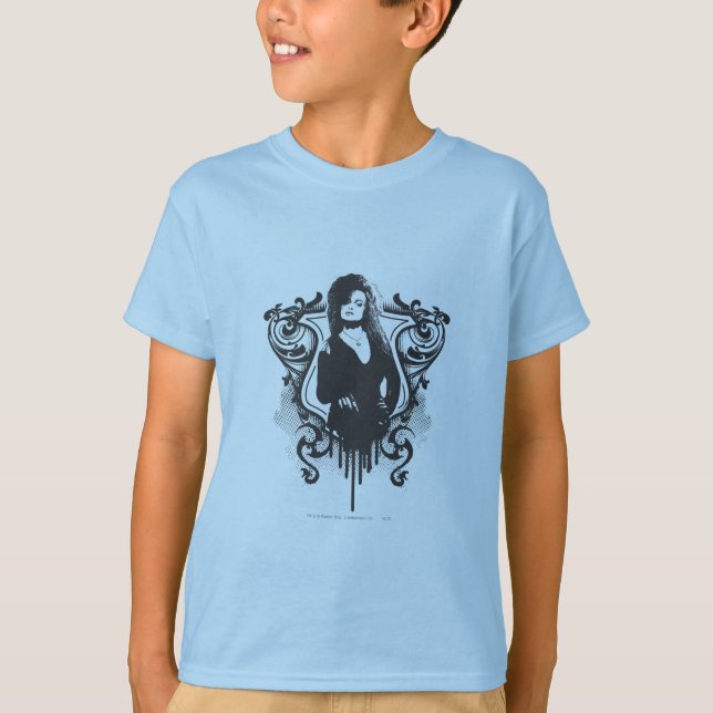 T-shirt Bellatrix Lestrange Dark Arts Design (Devant)