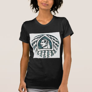 T-shirt Belle Africaine Bongo Massai Portrait Tribal Art