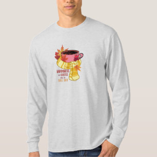T-shirt Belle Automne Chute Douce / Café