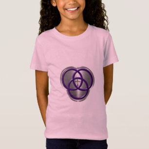 T-Shirt Belle bague de la Trinité chrétienne avec croix
