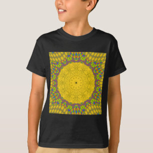 T-shirt Belle belle africaine Golden Yellow Tribal art