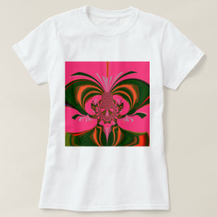 T-shirt Belle belle Africaine Hot rose rouge or vert