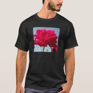 T-shirt Belle belle Rose céleste rouge contre bleu