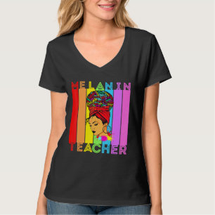 T-shirt Belle Black Girl Magic Melanin Poppin School T