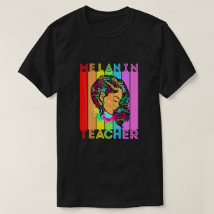 T-shirt Belle Black Girl Magic Melanin Poppin School T