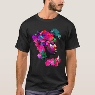 T-shirt Belle Black Woman Afro Melanin Queen Cute Flow