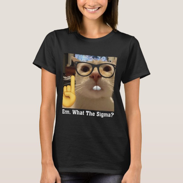 T-shirt Belle Chat Mème Clic Art Cute Kitten Erm (Devant)