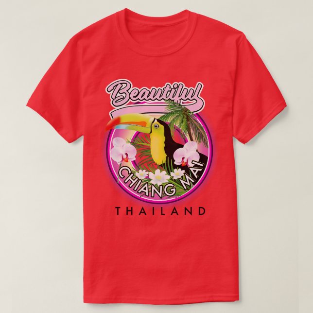 T-shirt Belle Chiang Mai Thaïlande (Design devant)
