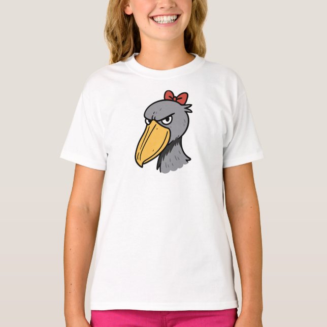 T-shirt Belle cigogne à bec de chaussure (Devant)