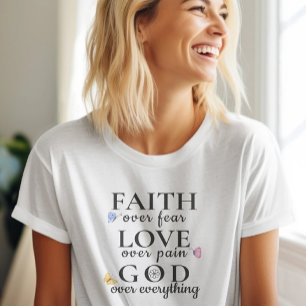 T-shirt Belle citation Christian Inspirational